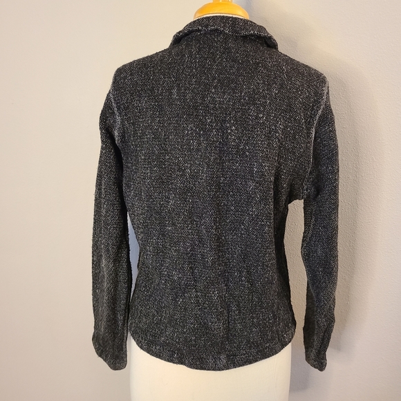 CP Shades Charcoal Button Down Knit Jacket - Picture 4 of 5